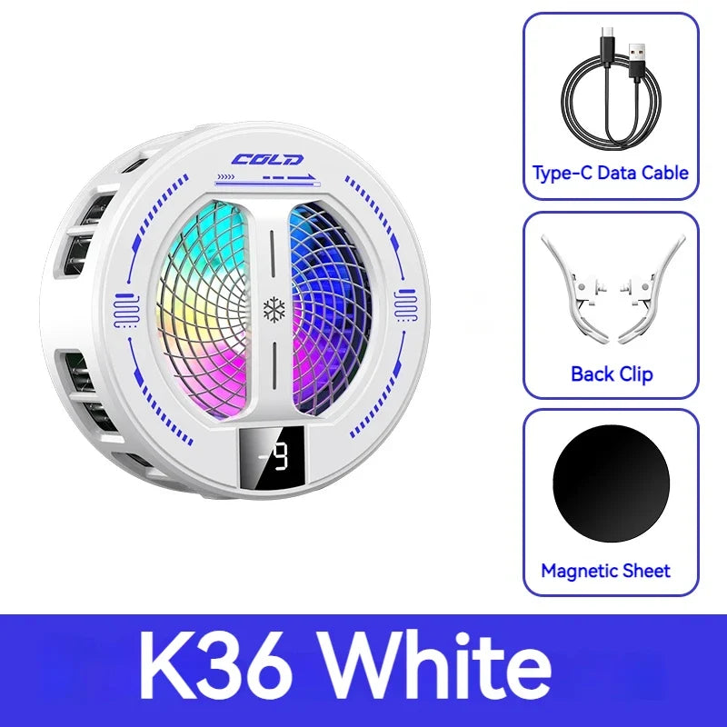 2IN1 Universal Portable Magnetic Clip Semiconductor Phone Cooler